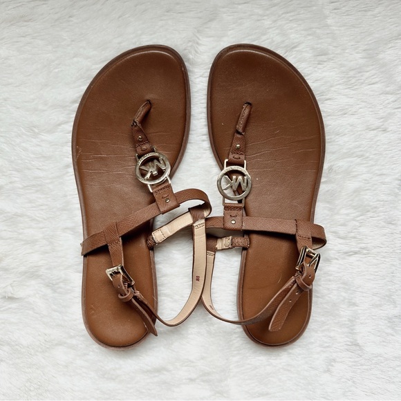 Michael Kors Shoes - MICHAEL KORS Sondra Flat Logo Sandals